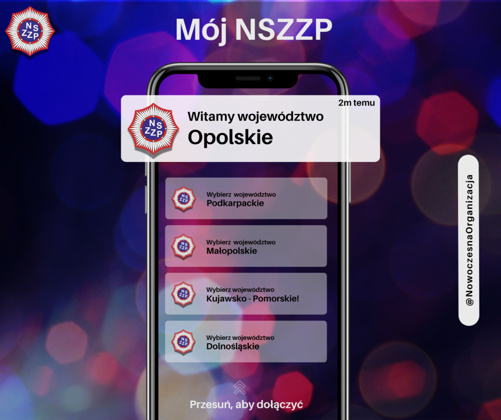 Aplikacja „Mój NSZZP” dostępna w województwie opolskim